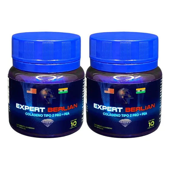 2- Potes De Novo Colageno Tipo 2 + Pea Expert Berlian