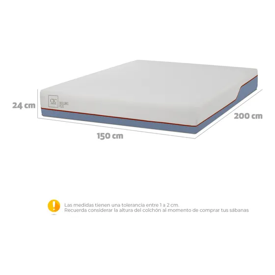Colchon Excellence Plus 1.50 X 2 Mts - Cic