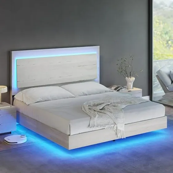Cama Queen Amerlife Estilo Granja Con Cabecera Reclinable Y 