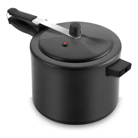 Panela De Pressão Antiaderente 4,5lt Preta Tradicional Cor Preto