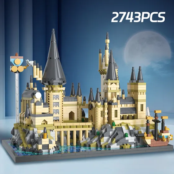 Castelo De Blocos Mágicos Harry Potter Hogwarts