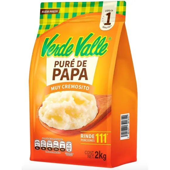 Puré De Papa Verde Valle 2kg