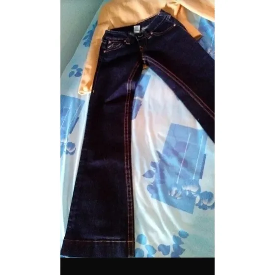 Blue Jeans Dama True Religion Original T25 Bota Ancha.