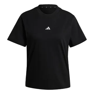 Adidas Camiseta Algodão Essentials Small Logo adidas Preto / Black / White PPor a