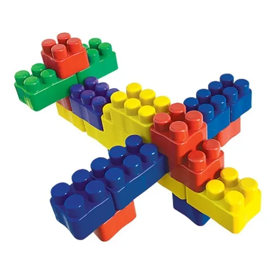 Blocos de montar LucToysBloc Slim Bag 500 peças em sacola
