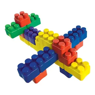 Blocos De Montar Luctoysbloc Slim Bag 500 Peças Em Sacola Blocos De Montar Luctoysbloc Slim Bag 500 Peças Em Sacola