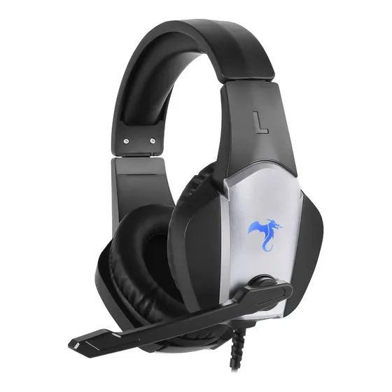 Auriculares Gamer Kolke Zeus Iluminación Led Pc Ps4 Ps5 Color Negro | Cuotas sin interés