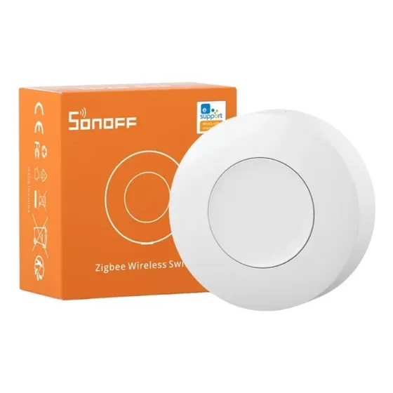 Botão De Ação Sem Fio Sonoff Zigbee Snzb-01p Alexa Google