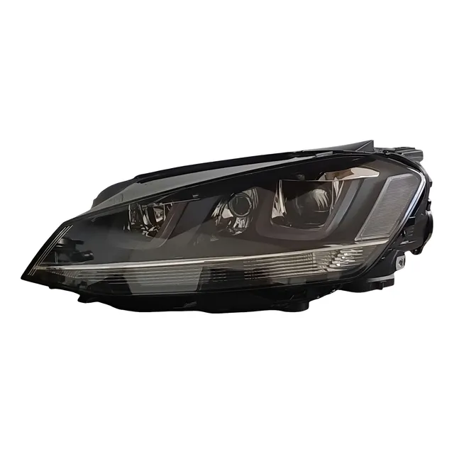 Farol Dianteiro Esquerdo C/ Xenon Vw Golf Tsi C/ Detalhe