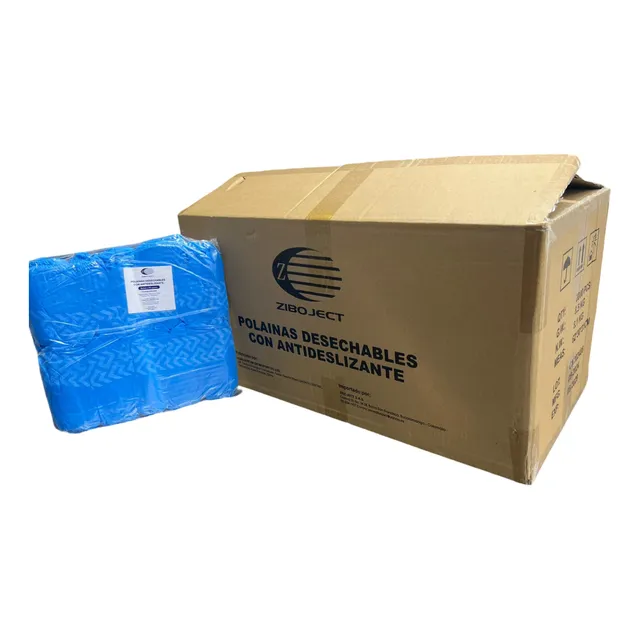 Polainas Desechables Con Antideslizante Caja X 20 Paq X 100u