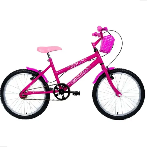 Bicicleta Feminina Infantil Aro20 Dks Dolphin Com Cestinha Cor