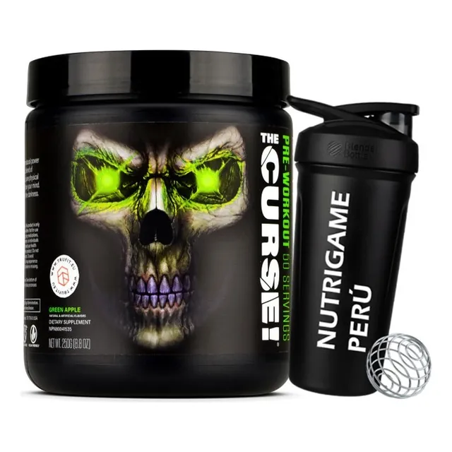 Pre Entreno Jnx Sport The Curse 50 Servicios + Shaker