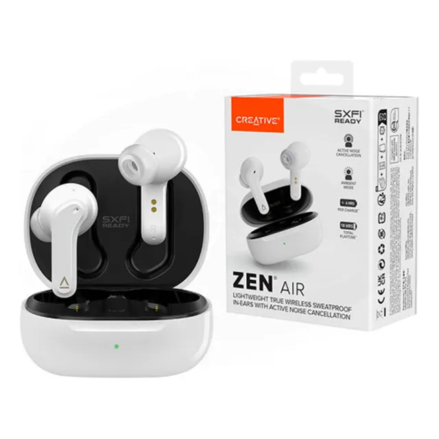 Audifono C/microf. Creative Zen Air  White (51ef1050aa000)