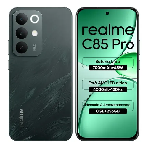 Realme C71 - 128gb 4gb Ram - Forest - Global | Frete grátis