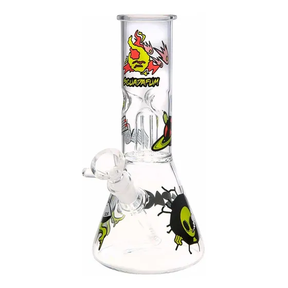 Bong de vidrio espacial con percolador Squadfum