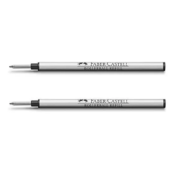 Graf Von Faber Castell Rollerball Pen Refill Black (paquete