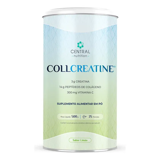 COLLCREATINE 500g Central Nutrition Sabor Limão