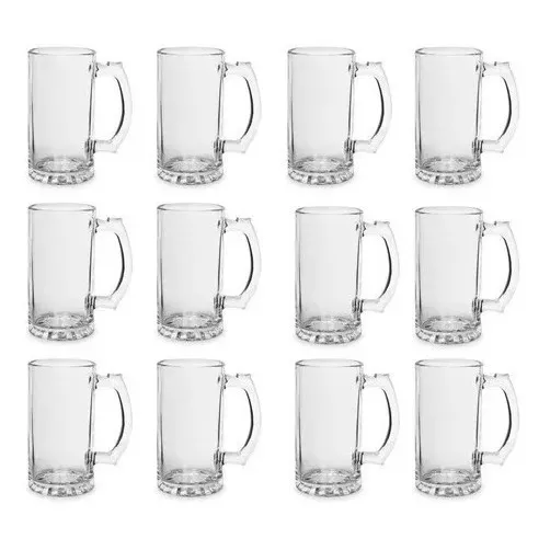 Kit 4 Canecas Chopp 475 Lisa Chopperia/bares Transparente Nr