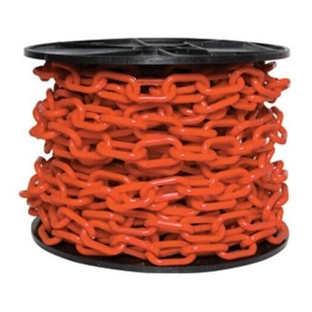 Cadena Plástica Seguridad Vial Señalizacion Rollo X 25 Mts Color Naranja Cp-811 Kushiro Cadena Plástica Seguridad Vial Señalizacion Rollo X 25 Mts Color Naranja Cp-811 Kushiro