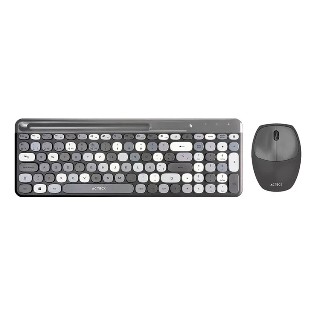 Kit Inalámbrico Acteck Mk470 - Usb 110 Teclas 1600dpi Negro