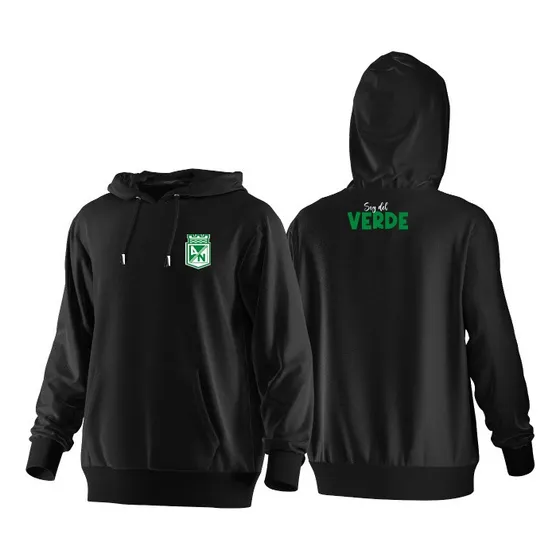 Buzo Niños Atletico Nacional Soy Verde Saco Capota Unisex