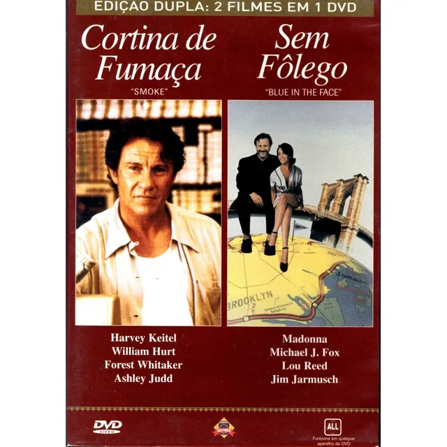 Dvd - Cortina De Fumaça E Sem Fôlego - ( Smoke - Blue In The