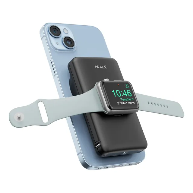 Batería Externa Magnética Inalámbrica Iwalk Mag-x De 10000 M