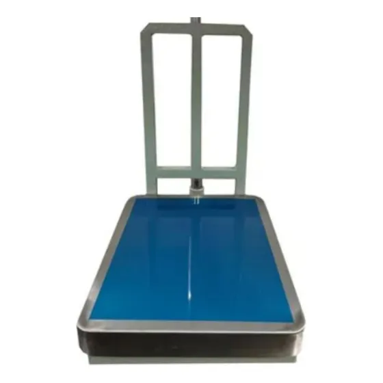 Plataforma De Báscula 40x50cm Dibatec 200kg Acero Al Carbón
