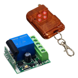 Modulo De 1 Relevador Rf433 Qiachip Con Control Alcance 100m Modulo De 1 Relevador Rf433 Qiachip Con Control Alcance 100m