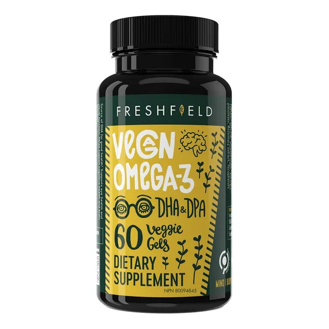Suplemento Freshfield Vegan Omega 3 Dha 60 Cápsulas