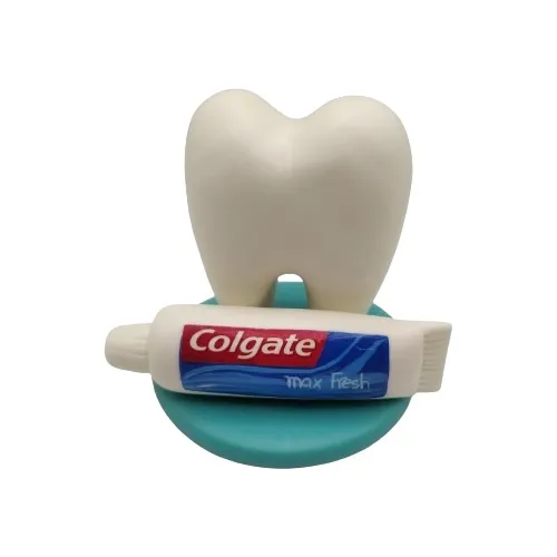 Diente Y Pasta Dental De Porcelana Fría.