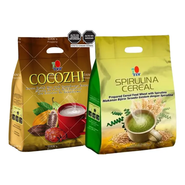 Spirulina Cereal + Cocozhi (pack) Dxn/nutrición Completa