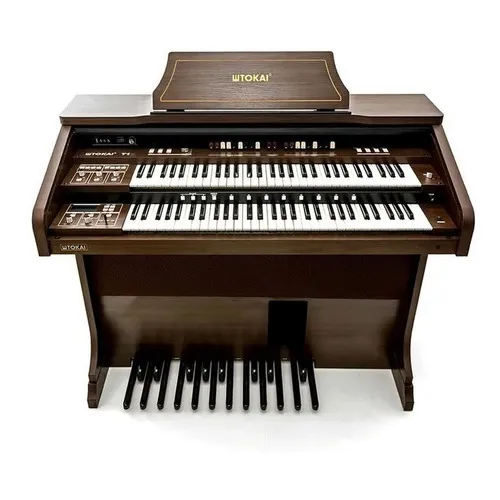 Órgão Eletrônico Tokai T1 Litúrgico Com Drawbar Marrom 127/220V