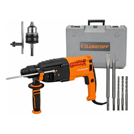Rotomartillo Taladro Percutor 850w SDS Plus V. Variable Naranja 50 Hz