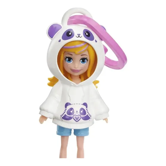 Polly Pocket Amigos Muñeca Con Hoodie Y Amigos Mattel Febo