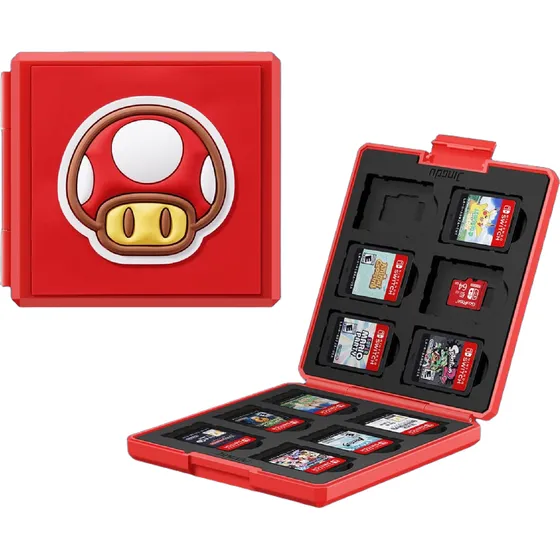 Estuche De Juegos Memorias Nintendo Switch Mario Minecraft