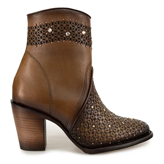 Botin Mujer Cuadra 4v02rs Crust Arena