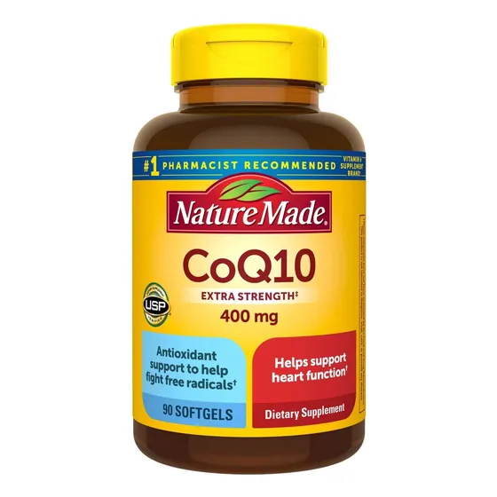 Nature Made Coq10 400 Mg 90 Softgels Suplemento Alimenticio Sin Sabor