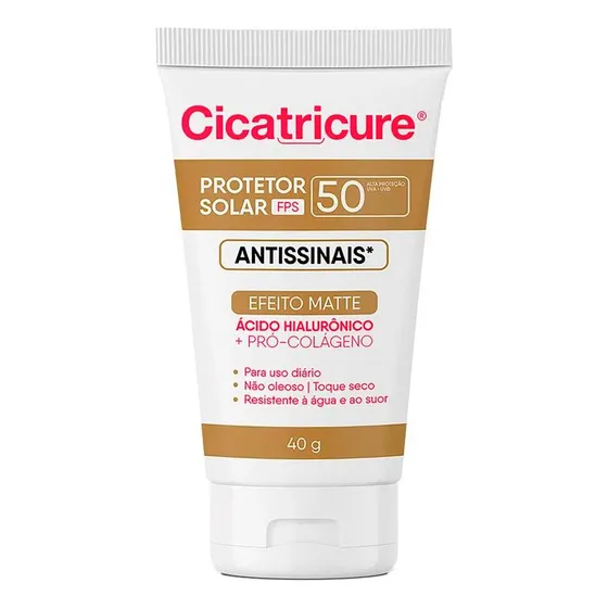 Protetor Solar Cicatricure Matte Antissinais F50 40g Tipo De Pele Todo Tipo De Pele