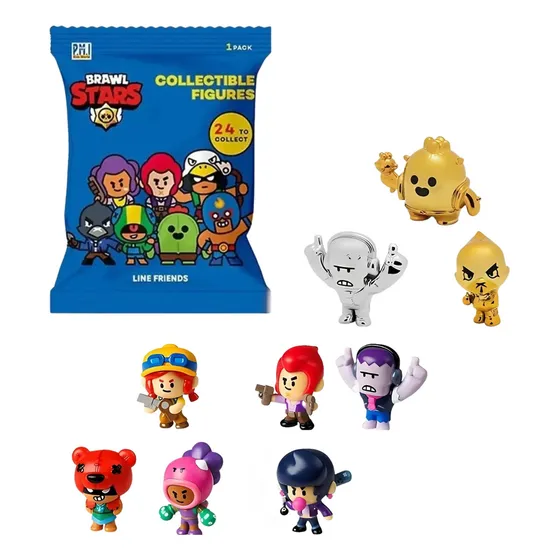 Figuras De Ação Pacotinho Jogo Brawl Stars 24 Modelos Multi