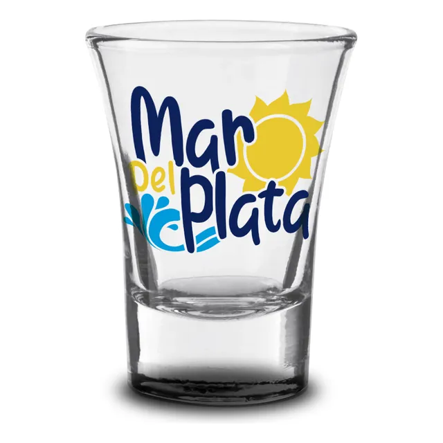 Vaso Tequilero Mar Del Plata- Licor Shot Chupitos Argentinos