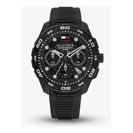 Relógio Masculino Tommy Hilfiger Th-regatta 1792233 Preto Branco