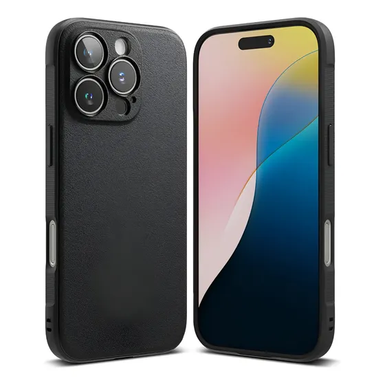 Estuche Funda Para iPhone 16 Pro Max Ringke Onyx Color Negro | tecnología antihuellas para evitar manchas de grasa, agarre antideslizante, recortes precisos para cámara, color negro. | Cuotas sin interés