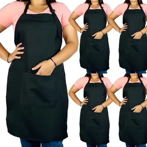 Zx Apron With Bib And Pockets (flower/leaf)q1 | MercadoLivre