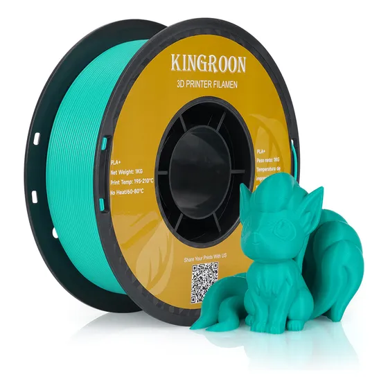 Kingroon Filamento Pla+1.75 Mm 1kg Alta Calidad High Speed Color Verde