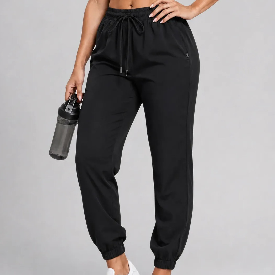Calça Jogger Tactel Soltinha Moda Fitness Joggings Esportiva