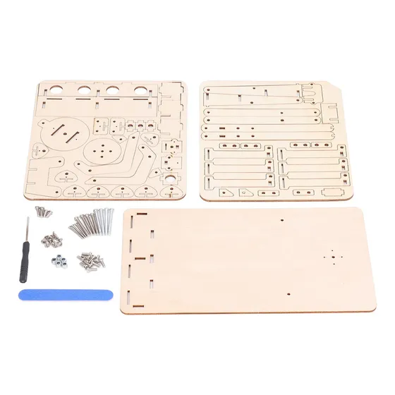 Construcción Brazo Robot Juguete Hidráulico Madera Modelo Me