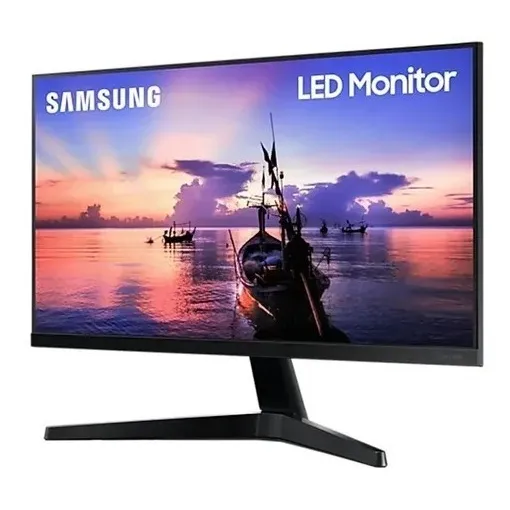 Monitor Led Samsung 22'' Con Diseño Sin Bordes - Lf22t35 Color Negro