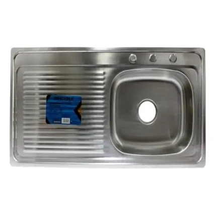 Fregadero P/ Lavaplatos Acero Inox Escurridor Izquierdo