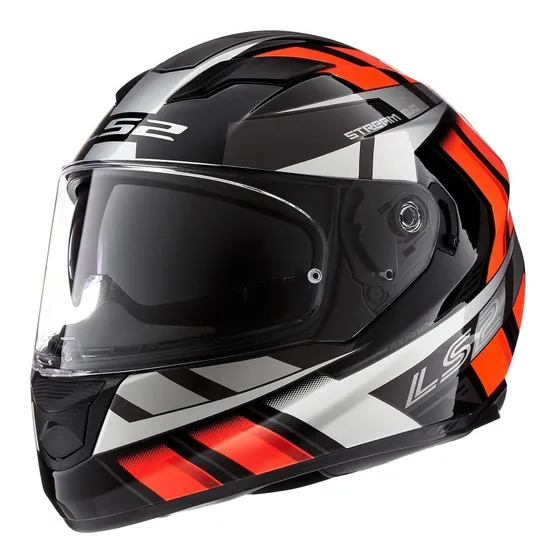 Casco Moto Integral Ls2 320 Stream Evo Loop Doble Visor Pr